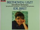 IDIL BIRET BEETHOVEN & LISZT 9 SYMPHONIES FOR PIANO EMI DIGITAL ED.1 6LP BOX NM