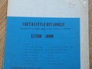 Elton John I Get a Little Bit Lonely vinyl LP early material
