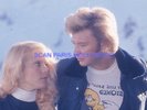 SYLVIE VARTAN JOHNNY HALLYDAY 70s DIAPOSITIVE DE PRESSE ORIGINAL SLIDE #009
