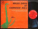 MILES DAVIS At Carnegie Hall LP COLUMBIA CL 1812 MONO Hank Mobley Wynton Kelly