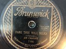 Bruns 7166 JOE CALICOTT Fare Thee Well DELTA  MASTERPEICE E- -78 rpm 1st on ebay