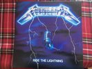 Metallica, Ride The Lightning lp vinyl,Megaforce, Electra,60396-1