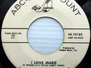 FLORIDIANS doowop 45 vg++ original ABC Paramount I Love Marie Lucky Old Sun ws57