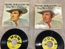 Hank Williams EP Sing me a Blue Song Vol. 1&2 MGM Original Mint