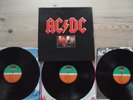 AC/DC BOX SET-3 ALBUMS-DIRTY DEEDS,HIGH VOLTAGE,POWERAGE.VINYL ALBUMS.