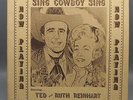 Vintage Ted & Ruth Reinhart Sing Cowboy Sing Album Vinyl LP jds