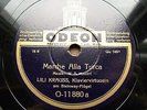 0719/ LILI KRAUSS-Piano-Marche alla Turca-Mozart-Valse E-moll-Chopin-Schellack