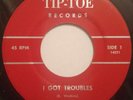 Original Bill Watkins, I Got Troubles 45, rockabilly RAB