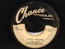 Moonglows-I Was Wrong/Ooh Rocking Daddy-Chance 1156-RARE DOO WOP R&B 45RPM