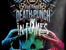 FIVE FINGERS DEATH PUNCH - 2017 - Konzertplakat - In Flames - Tourposter - OB