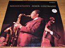 JOHN COLTRANE: Meditations orig 1966 Impulse A-9110 LP VG+/EX Van Gelder