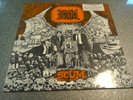NAPALM DEATH-LP-SCUM-UK-1987-EARACHE MOSH 3-ORANGE COVER-DEBUT-ALBUM-