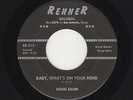 Txs Bluesy R&R DOUG SAHM Baby, What's On Your Mind/Crazy Crazy Feelin' VG+ HEAR