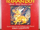 Erich Leinsdorf Puccini Turandot Nilsson Tozzi Rome Opera 3 X LP Box Set RCA M-