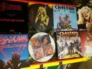 8 x Vinyl Metal Hardrock WARLOCK SAXON POISON CHASTAIN KAT BITCH PICTURE