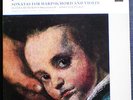 Bach 6 Sonatas For Harpsichord and Violin,Ruzickova,Suk,Supraphon Red Stereo 2LP