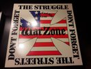 WARZONE DON'T FORGET THE STRUGGLE/STREETS WITH INSERT PUNK 1987 FIST RECORDS