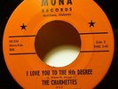 the CHARMETTES 45 I love you to the Nth degree MONA girl pop group j143