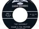 Shondels 45 Shake A Tail Feather VG+ Rare 1965 Winnipeg Garage Rock Eagle 106