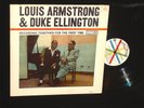Louis Armstrong Duke Ellington LP ROULETTE 52074 Recording Together MONO 1961