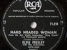 ELVIS PRESLEY-HARD HEADED WOMAN / DON'T ASK ME WHY-78 RPM-SOUTH AFRICA- EXC COND