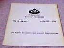 Decca Microgroove Frequency Test Record Mono LXT5346 2nd UK LP 1957 Audiophile