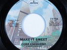 70s Soul 45 COKE ESCOVEDO Make It Sweet MERCURY HEAR
