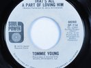 Crossover/Deep Soul 45 TOMMIE YOUNG That's All A Part... SOUL POWER promo HEAR