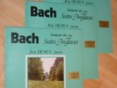 JORG DEMUS - BACH English Suites DUCHESNE 3 LP DD 7123/25 - RARE BELGIUM ONLY