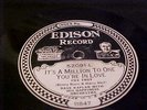 EDISON 10 In RECORD/DISC #52091 DAVE KAPLAN WITH HIS HAPPINESS ORCHESTRA VG+