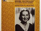 KIRSTEN FLAGSTAD, MOORE - WAGNER wesendonk lieder BRAHMS  EMI references LP EX+