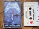 METALLICA - Ride the Lightning MC Kassette Music for Nations