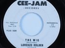 Funk Mod Soul 45 LORENZO HOLDEN The Wig CEE-JAM promo HEAR