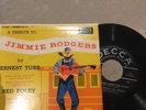 Jimmie Rodgers EP ED2059.  Tribute By Ernest Tubb