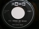 1964 Rock 45 THE ECHO MEN You Broke My Heart/ My Maria  SOMA  VG++