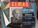 MISCHA ELMAN -GRIEG VIOLIN SONATAS N.1& 3 UK DECCA Vinyl  LP LXT 5113 vg+ 1955