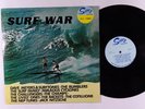 BATTLE OF THE SURF GROUPS Surf War LP on Surf VG++/NM