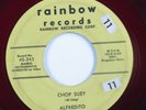 Latin Mambo 45 ALFREDITO Chop Suey/Muchachitas Del Cha Cha..RAINBOW HEAR red wax