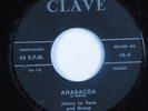 Latin Mambo 45 JIMMY LA VACA Anabacoa/Nosotros CLAVE HEAR