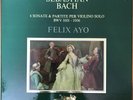 FELIX AYO 2LP BACH SONATAS & PARTITAS FOR VIOLIN PHILIPS 6770 950 HOLLAND NM/EX