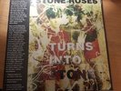 THE STONE ROSES - Turns Into Stone Dbl180g Stone col vinyl No'd 1st Press NEW
