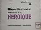 FURTWANGLER BEETHOVEN EROICA 1st FRENCH URANIA URLP 0001 LIMITED EDIT