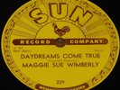 MAGGIE WIMBERLY DAYDREAMS COME TRUE bw HOW LONG USA SUN 78 RPM E+ EX PLUS GRADE