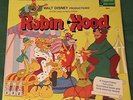 Walt Disney Productions Story & Songs From Robin Hood LP Book Record 1973 CLEAN
