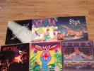 6 Styx Lp's Caught In The Act,miracles,Equinox,Kilroy,serpent,paradise