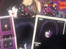 Kiss Lp Complete Paul Stanley Solo w Poster & Order Form Round Neck Vinyl
