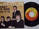 THE BEATLES Ticket To Ride / Yes It Is 45 with Picture Sleeve WEST COAST Sleeve