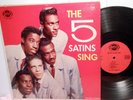 Doo Wop LP Five 5 Satins Original 1957 Red Ember label 
