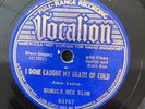 Vocalion 03767 Bumble Bee Slim CAUGHT MY DEATH OF COLD 78rpm  1937  VV+/V+