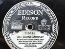  GOLDEN GATE ORCHESTRA - ‘ALL ALONE MONDAY’ EDISON  51862, ADRIAN ROLLINI SOLO